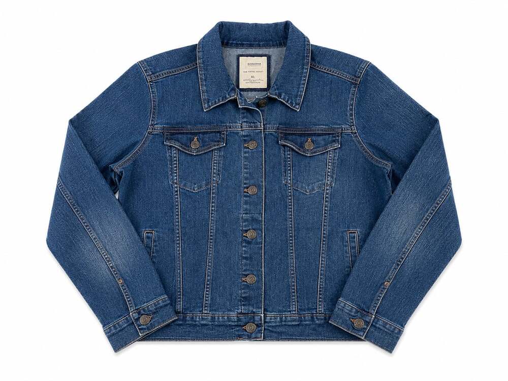Sonoma Goods For Life The Fitting Jacket Denim Trucker Jacket Size XL